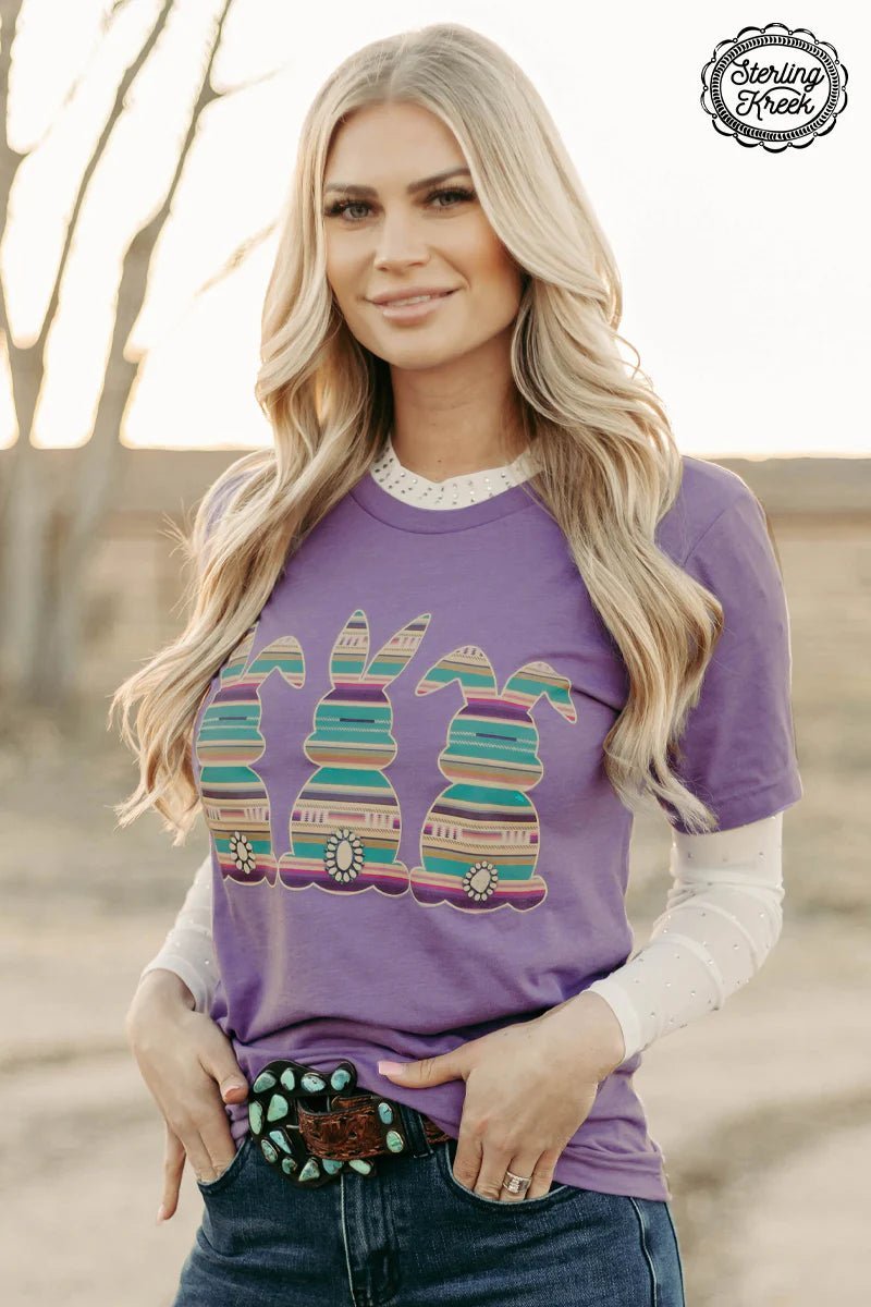 Serape Bunny Tee* | shirtandskin