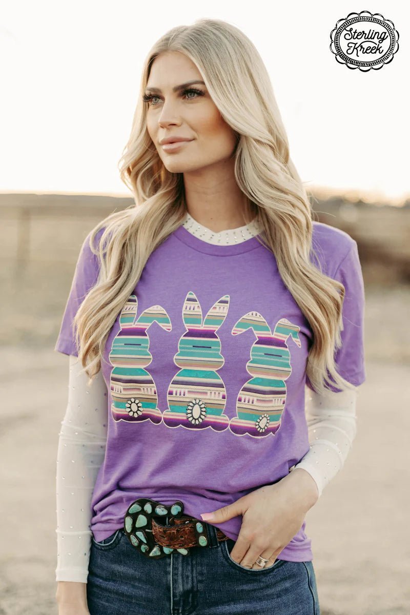 Serape Bunny Tee* | shirtandskin