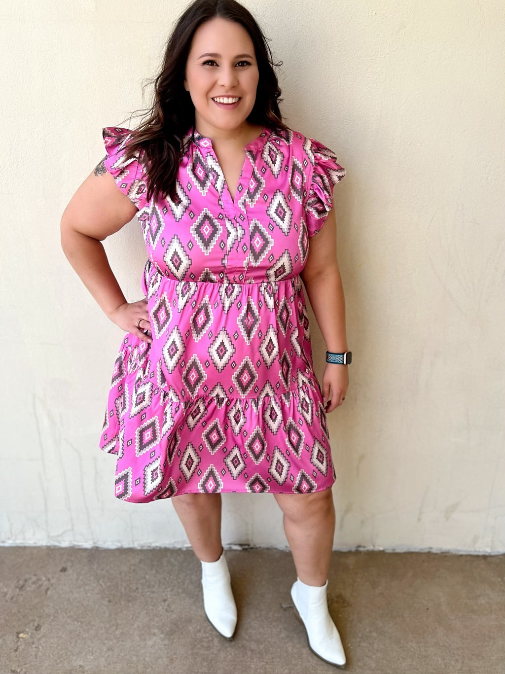 PLUS Sterling Kreek Needed Me Pink Dress | shirtandskin