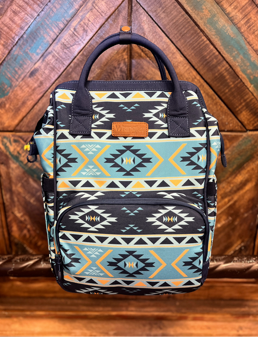 The Original Wrangler Diaper Bag -Navy & Blue | shirtandskin