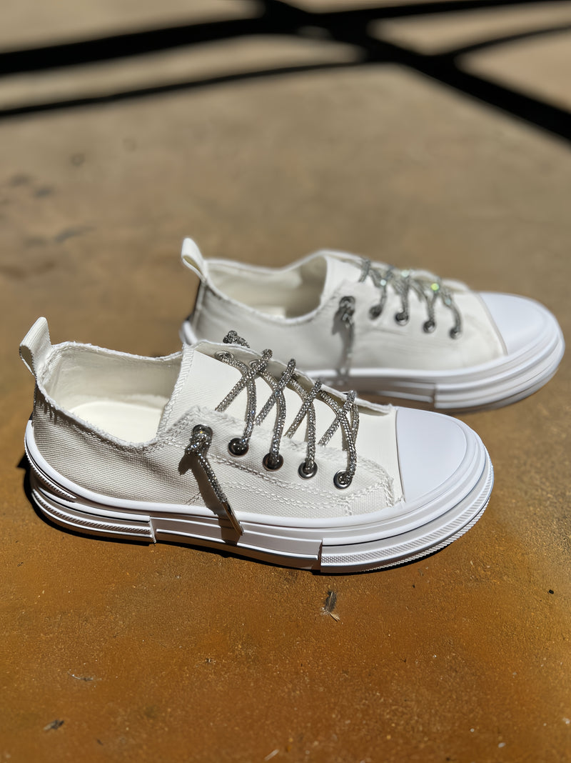 Can I Get An Aman White Sneakers | shirtandskin