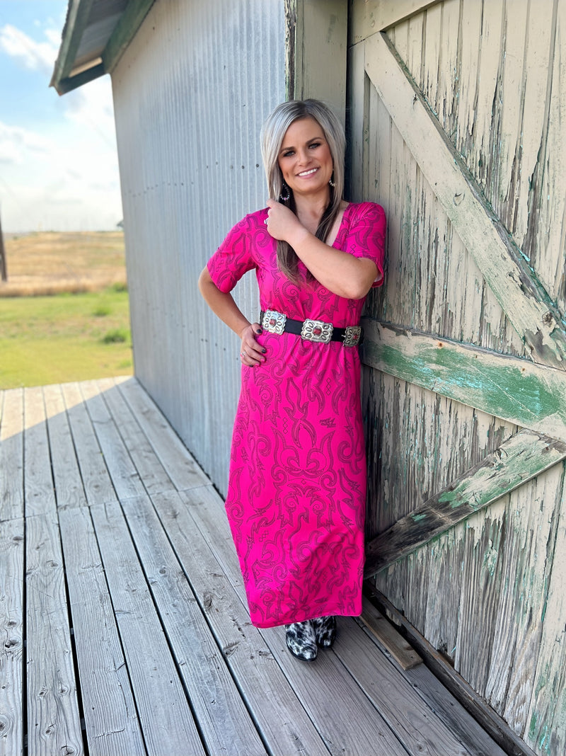 Sterling Kreek Cowgirls Like Us Maxi Dress | shirtandskin