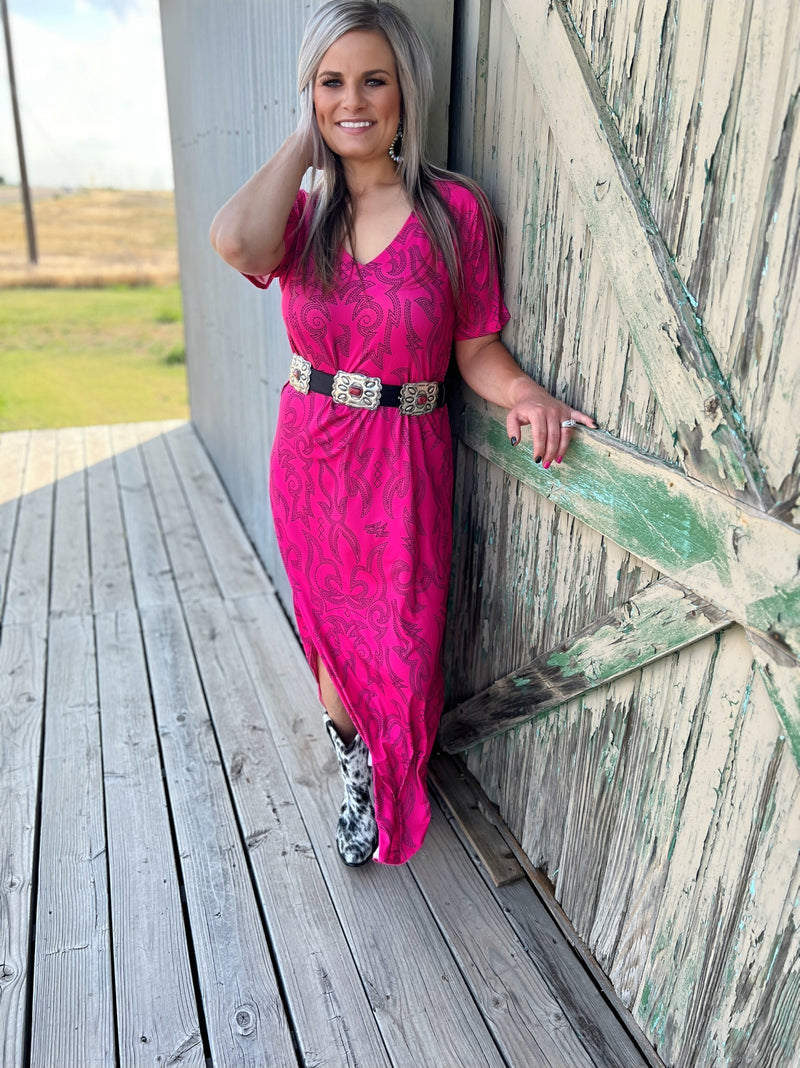 Sterling Kreek Cowgirls Like Us Maxi Dress | shirtandskin