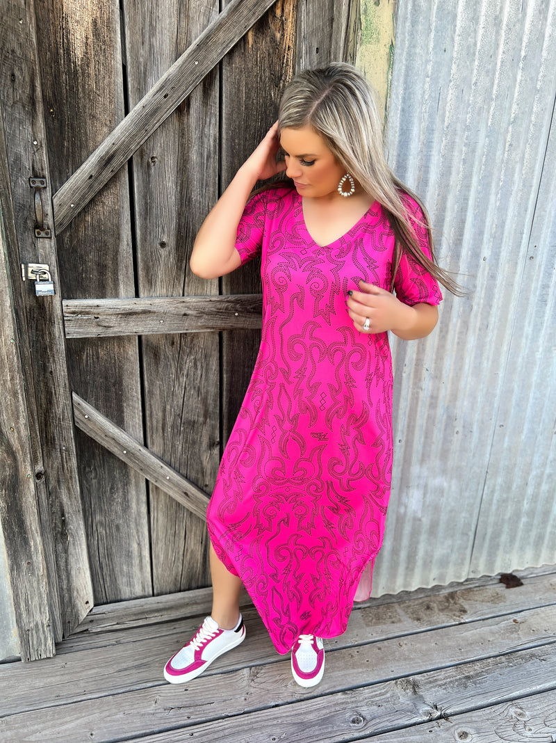 Sterling Kreek Cowgirls Like Us Maxi Dress | shirtandskin