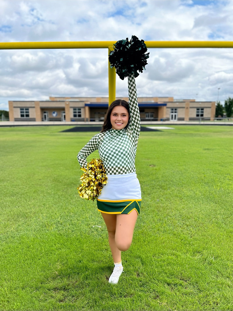 Sterling Kreek Pep Rally Green Mesh Top | shirtandskin