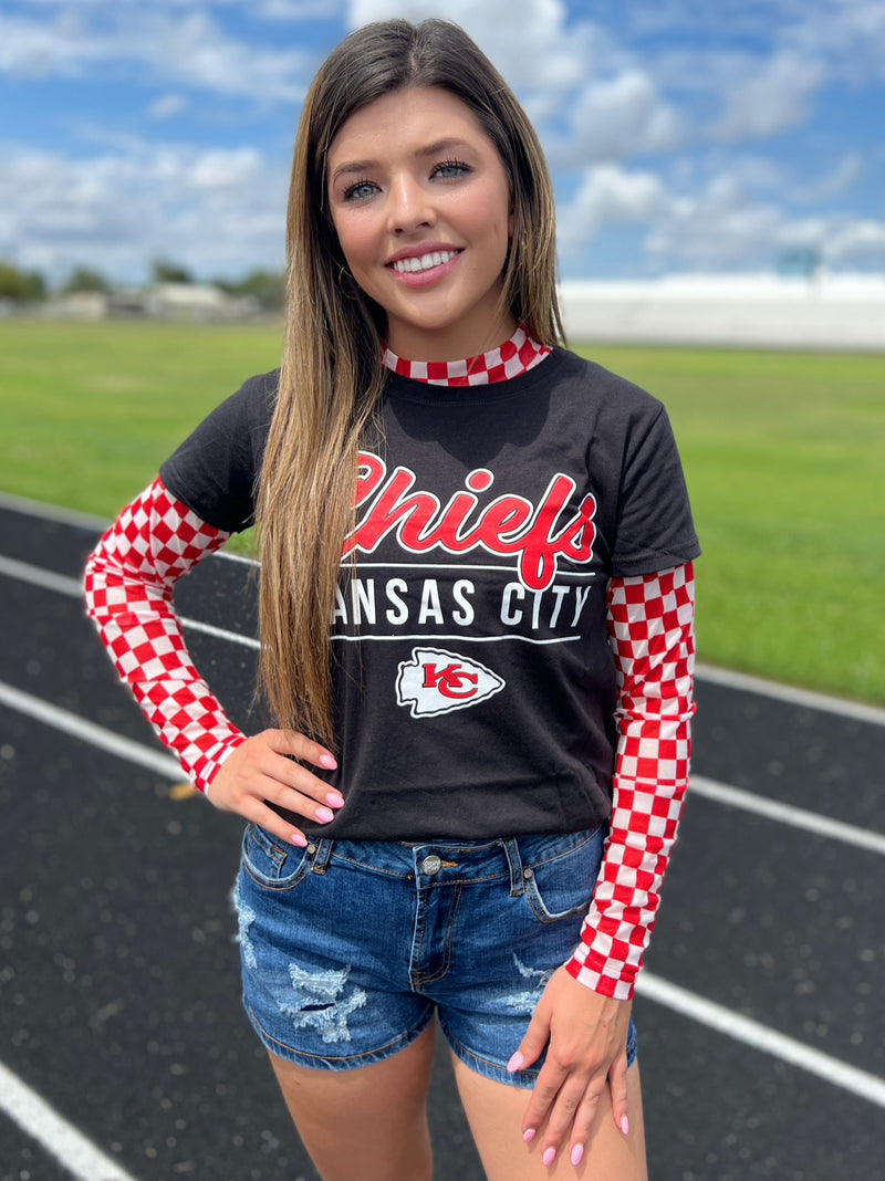 Plus Sterling Kreek Pep Rally Red Mesh Top | shirtandskin