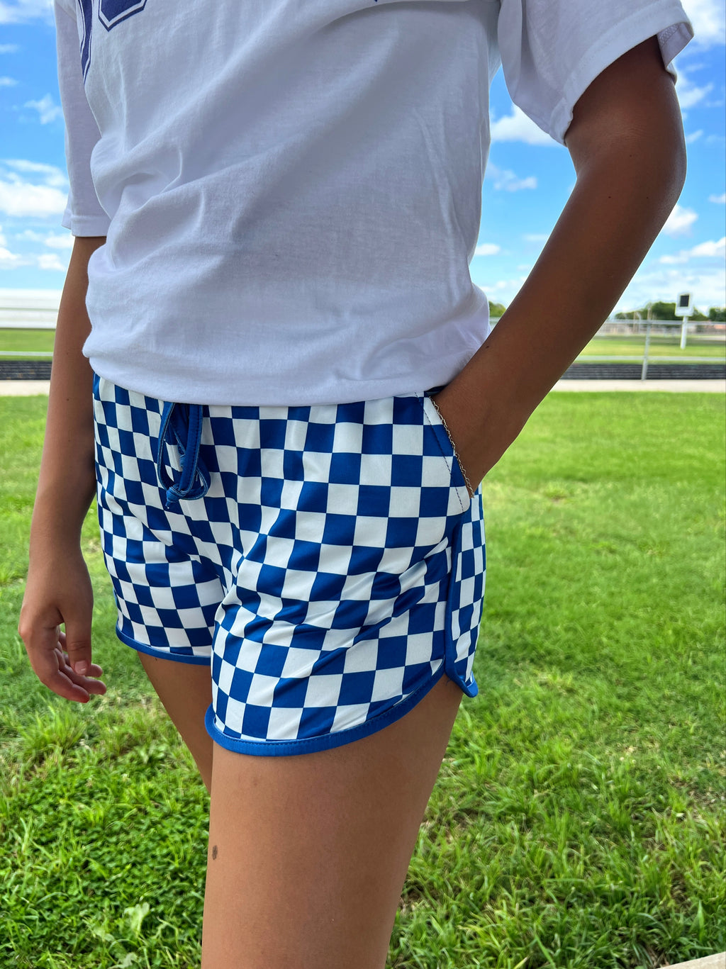 Sterling Kreek Blue Pep Rally Shorts | shirtandskin