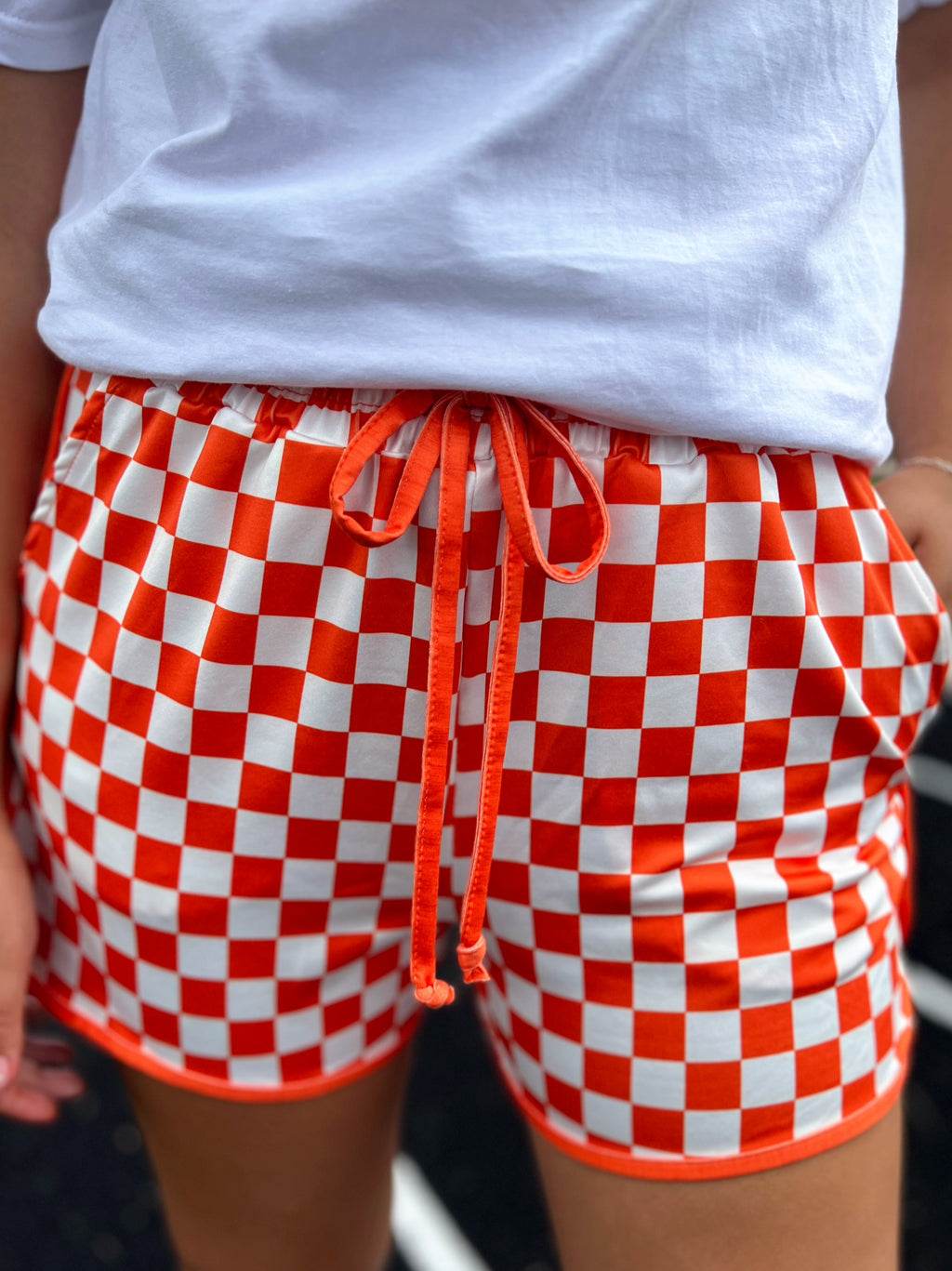 Sterling Kreek Orange Pep Rally Shorts | shirtandskin