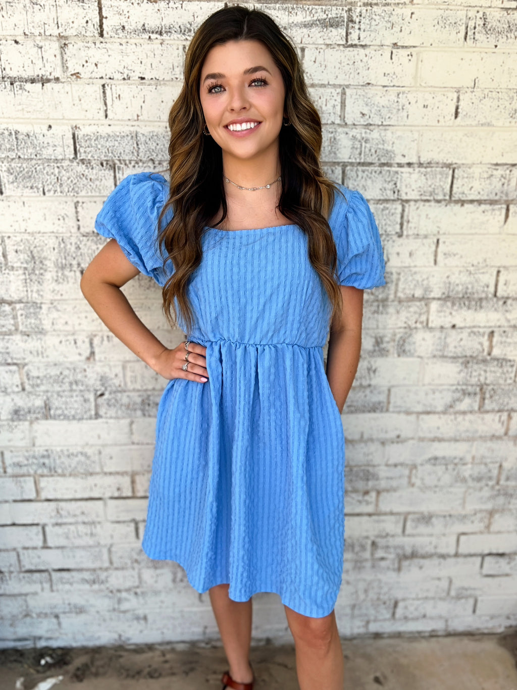 Baby Boy Blue BabyDoll Dress | shirtandskin