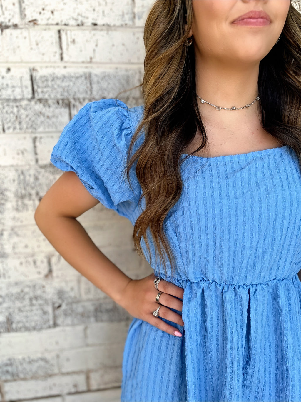 Baby Boy Blue BabyDoll Dress | shirtandskin