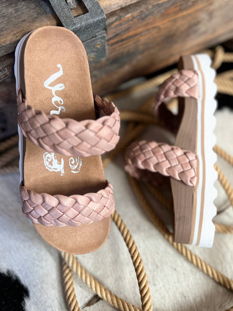 Braidon Has Me Blushin' Platform Sandals | shirtandskin