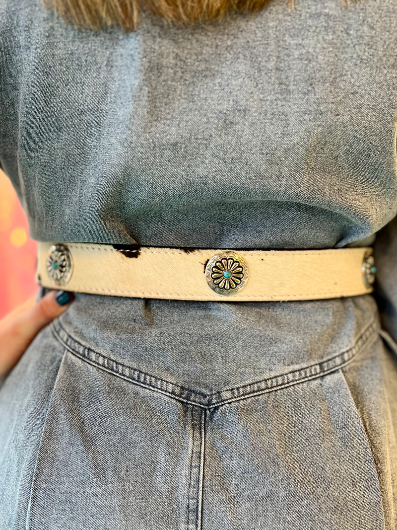 Bareback in a Sunflower Field Belt | shirtandskin