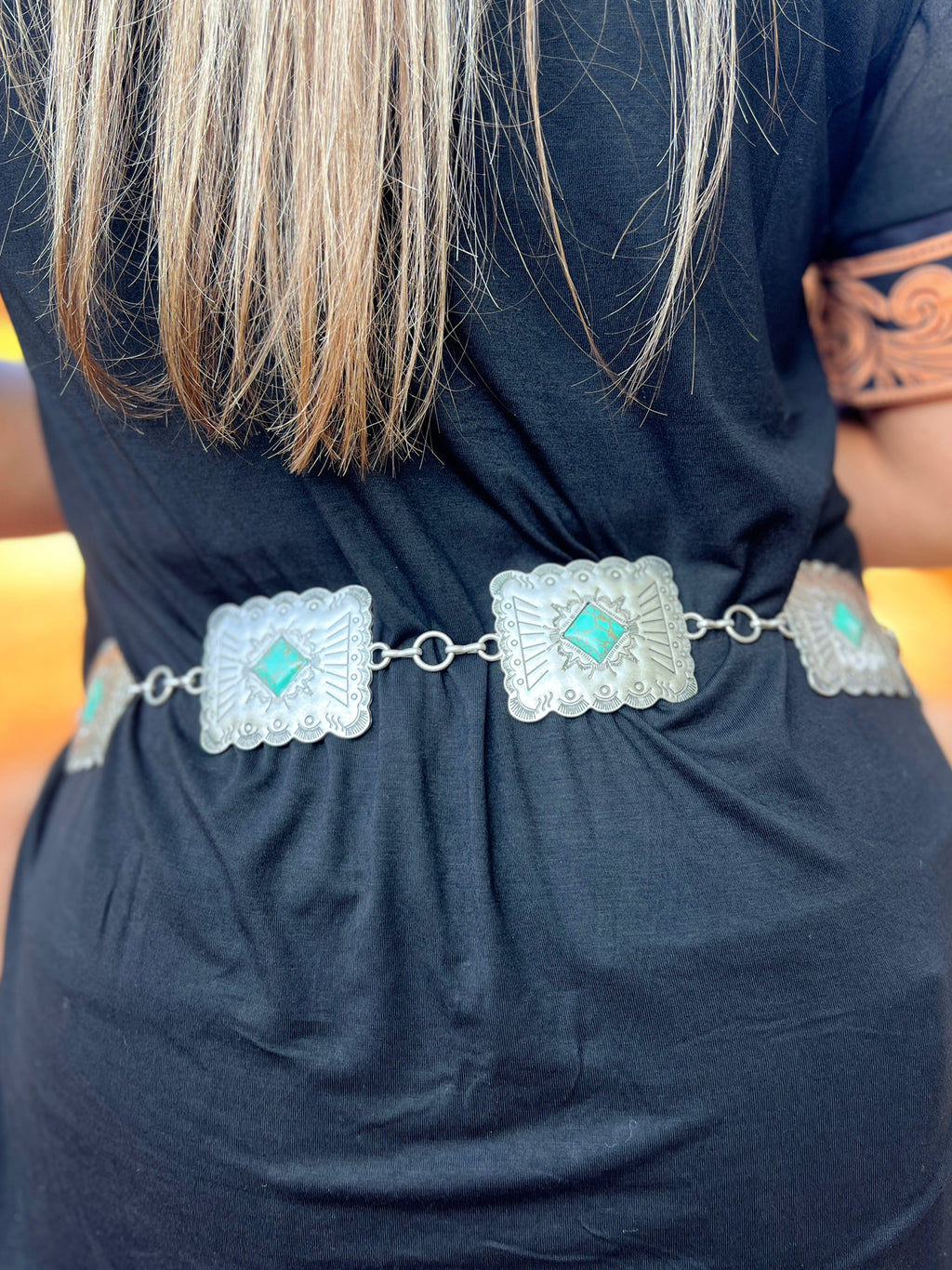 Spare Me Concho Chain Link Belt | shirtandskin