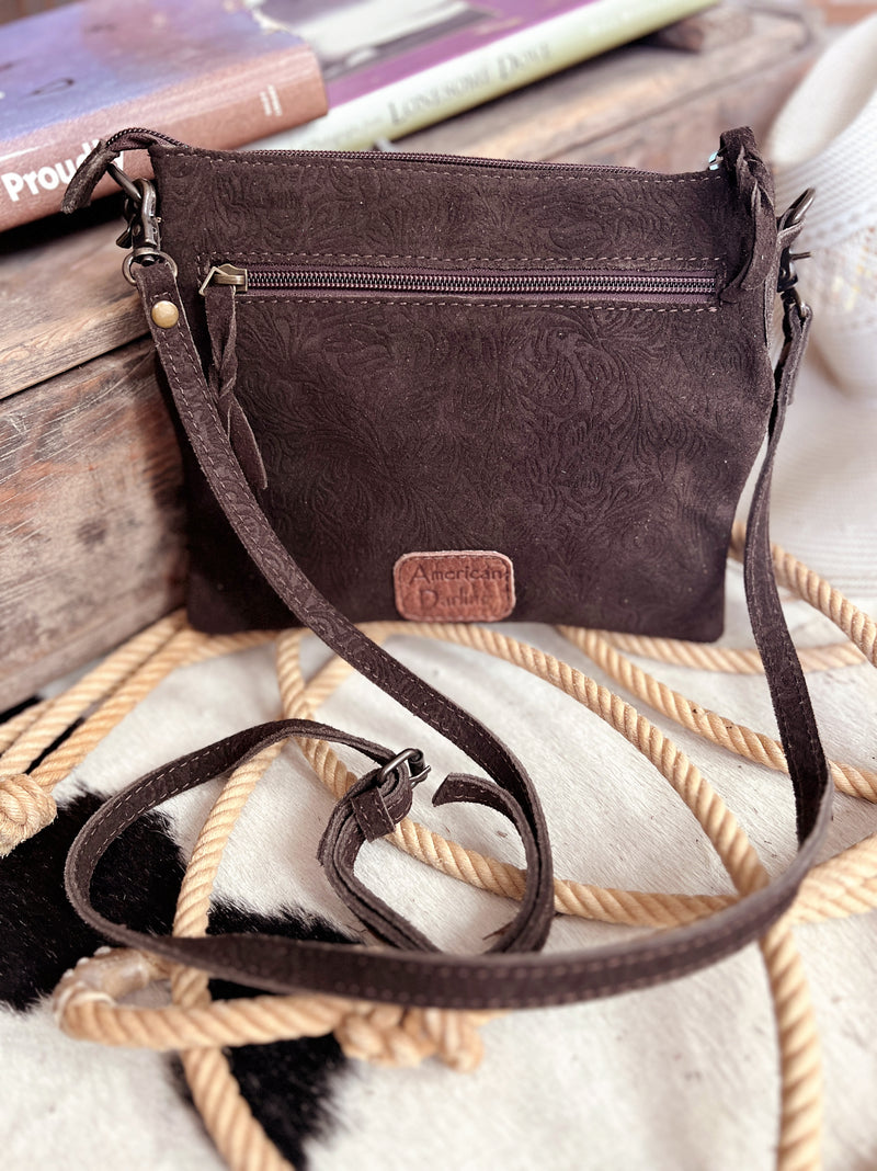 Darling Tooled Not Fooled Leather Crossbody | shirtandskin