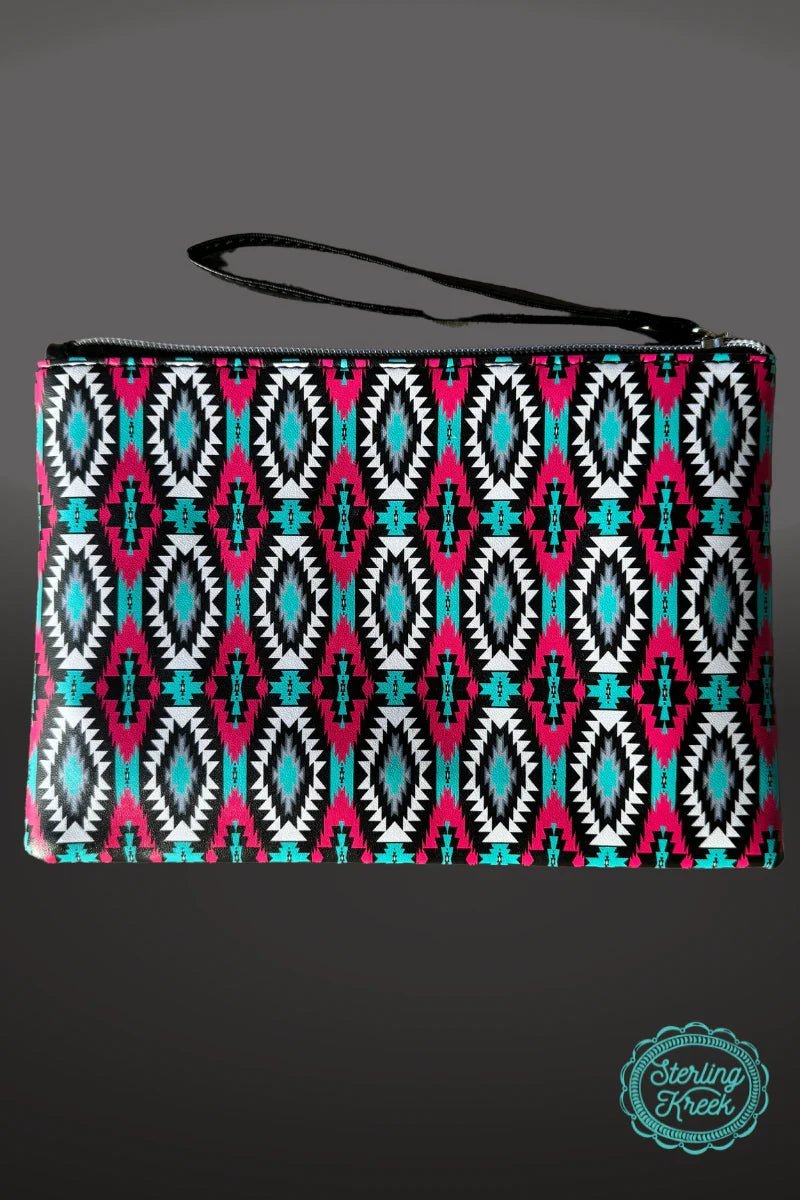 Sterling Kreek's Montezuma Wristlet Bag | shirtandskin