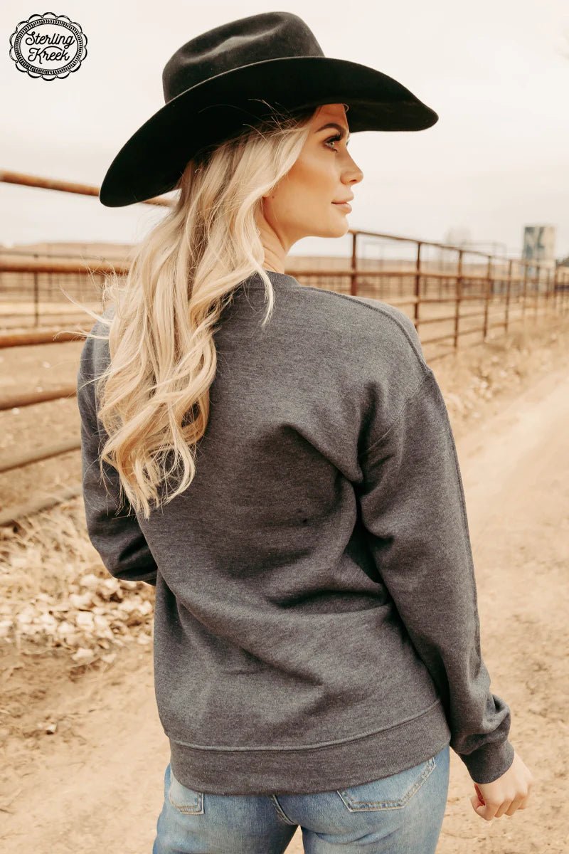 PLUS Steer Wrestler Sweatshirt | shirtandskin