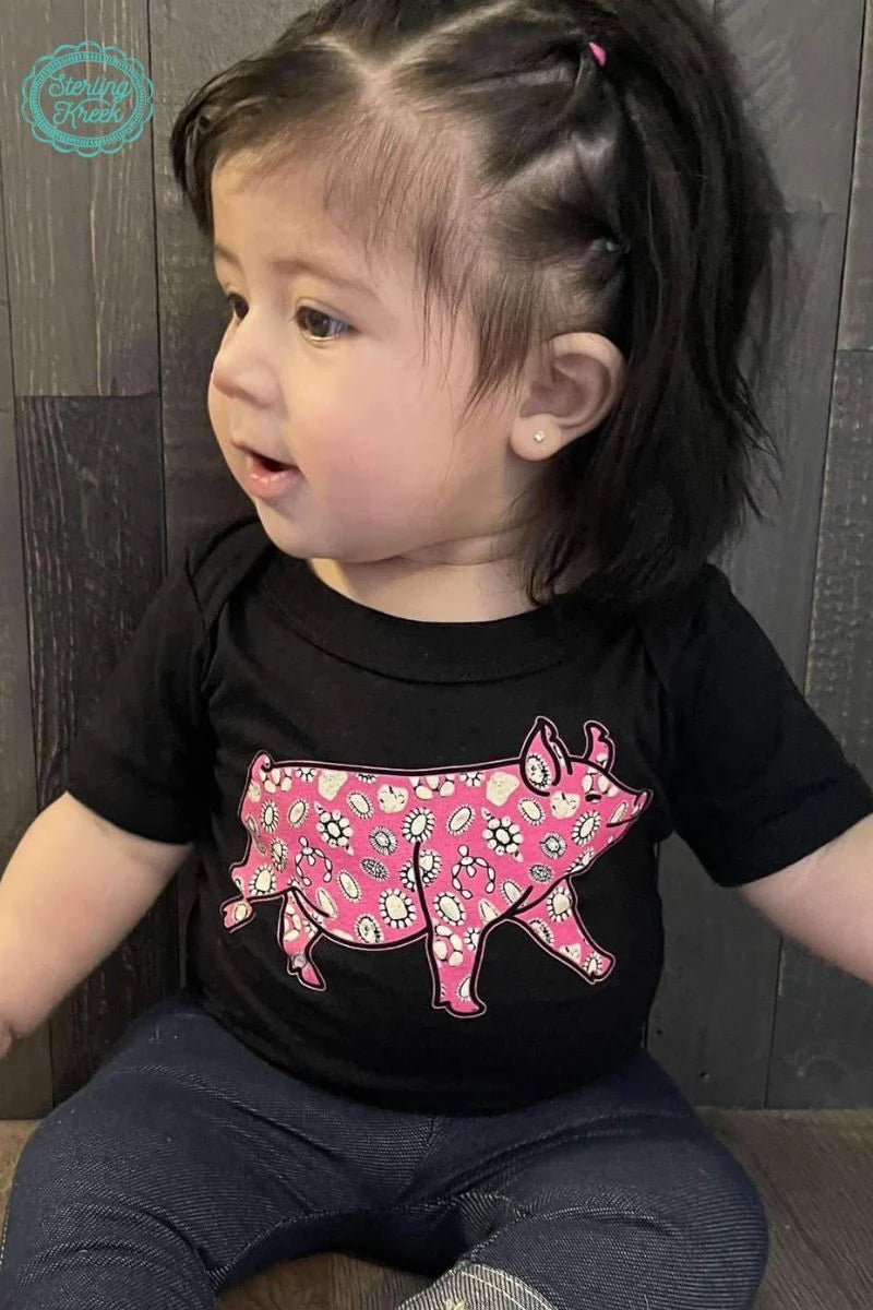 KIDS Concho Pig Onsie | shirtandskin