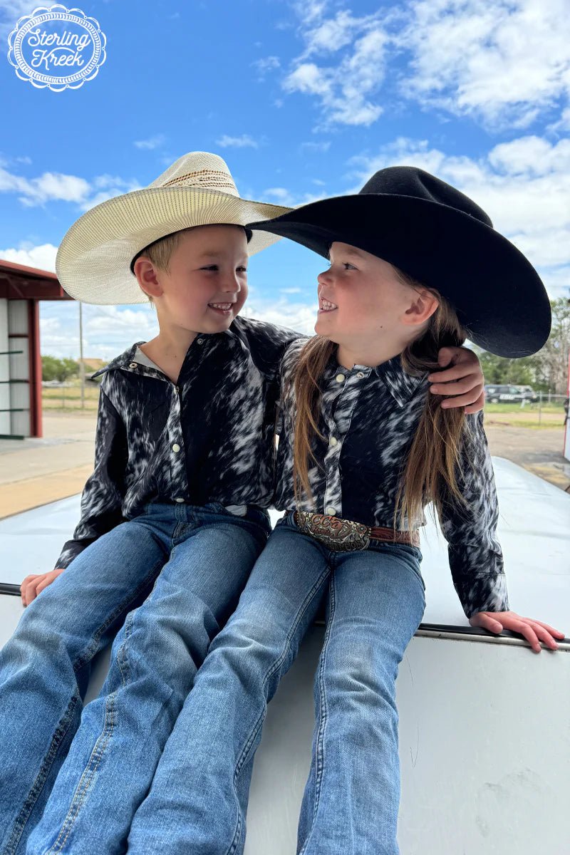 KIDS Let's Get Western Button Up | shirtandskin