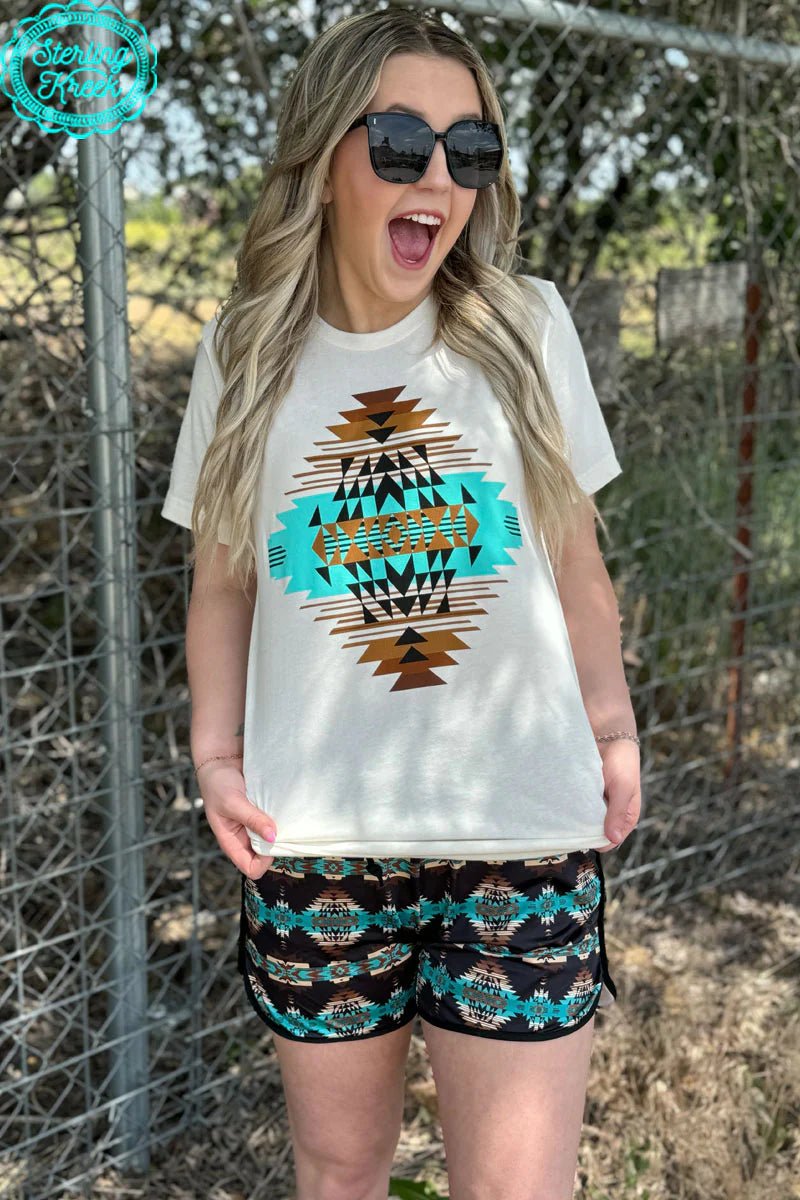 Sterling Kreek The Sandy Aztec Tee | shirtandskin