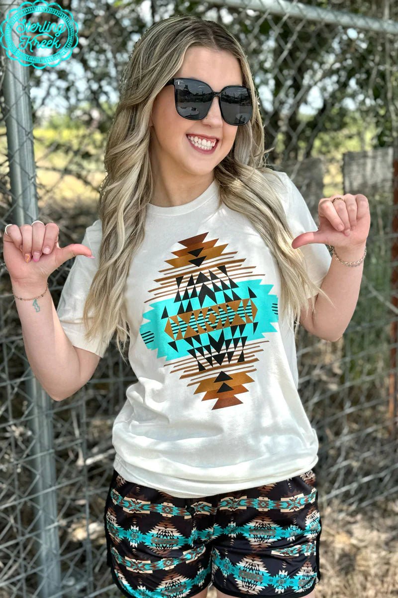 Sterling Kreek The Sandy Aztec Tee | shirtandskin