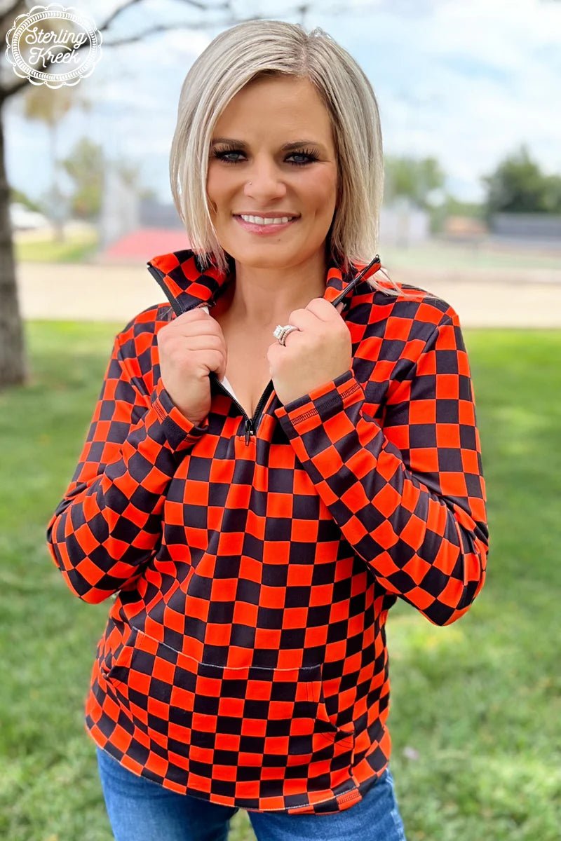 Sterling Kreek Orange Pep Rally Pullover | shirtandskin