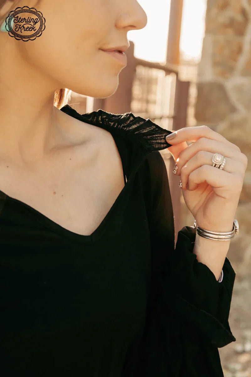 PLUS Saturday Night Black Top | shirtandskin