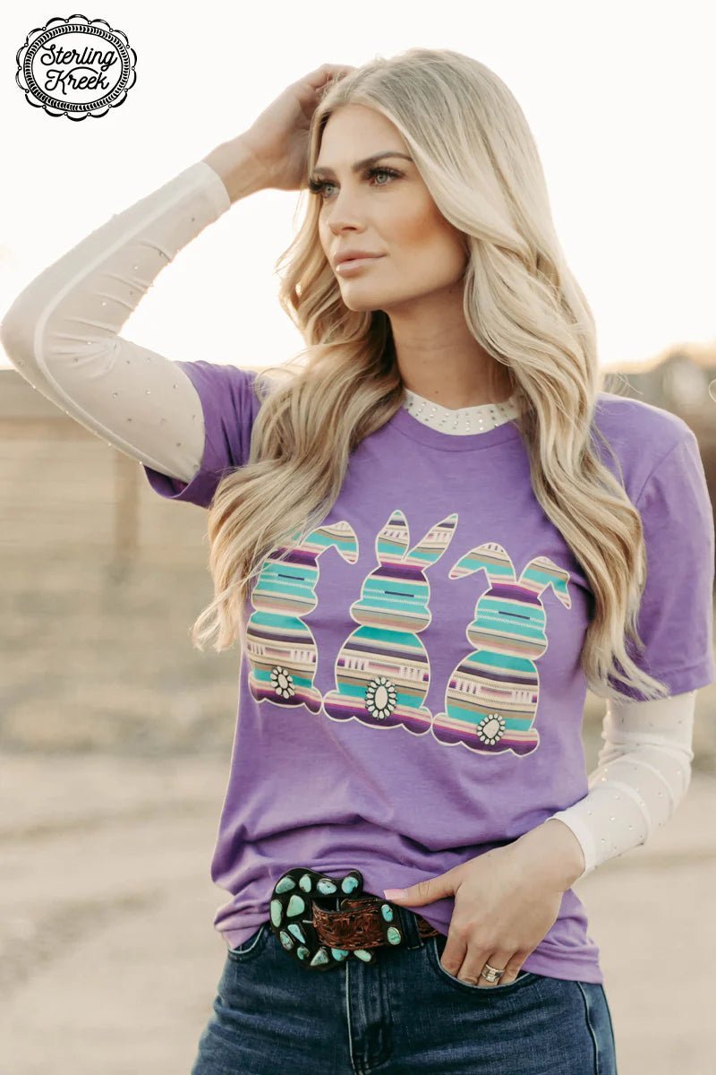 Serape Bunny Tee* | shirtandskin