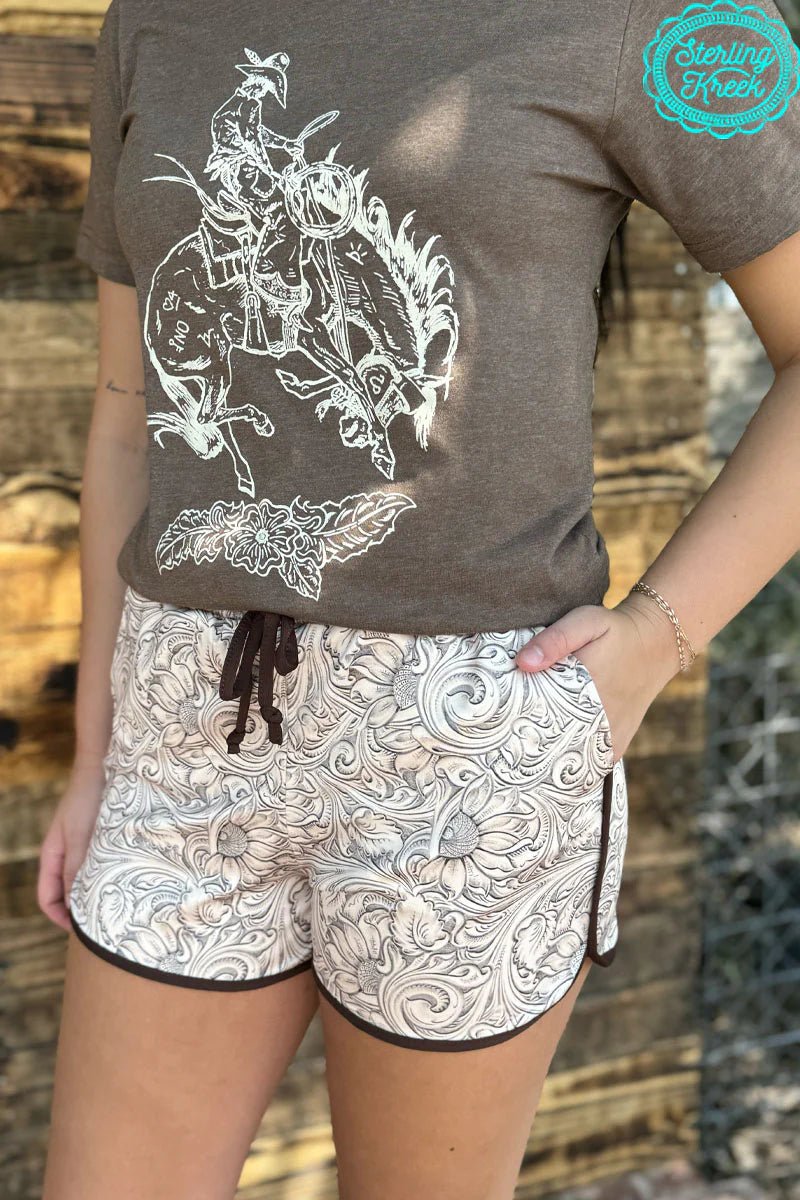 Sterling Kreek Country Tooled Shorts | shirtandskin