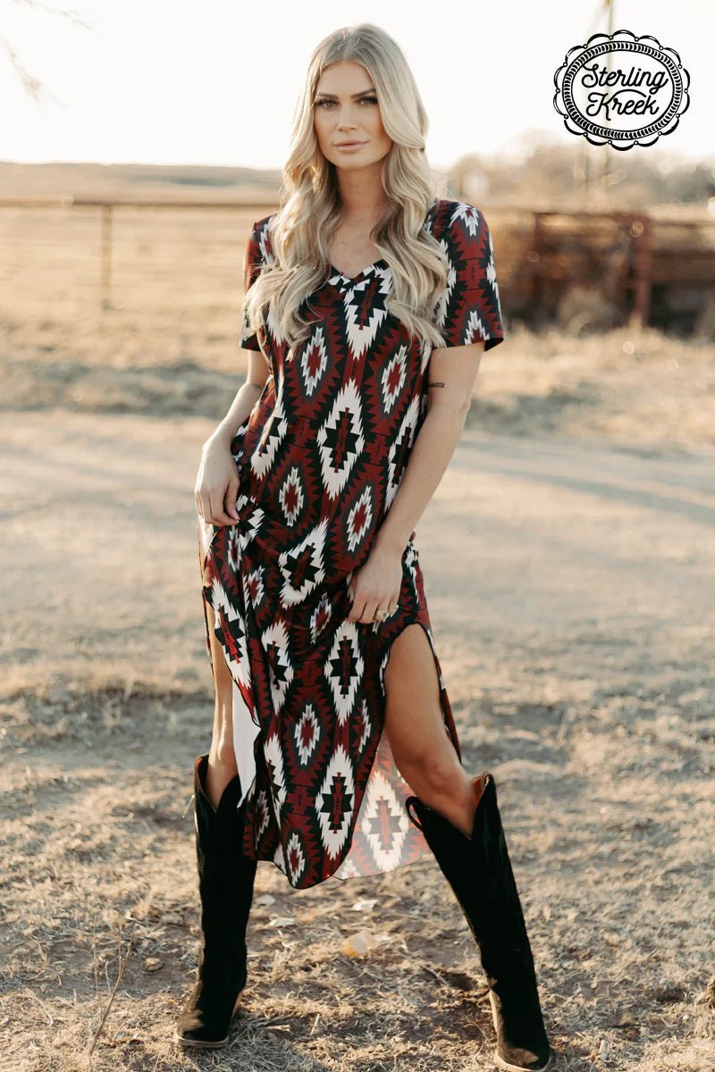 Western Rebel Maxi Dress | shirtandskin