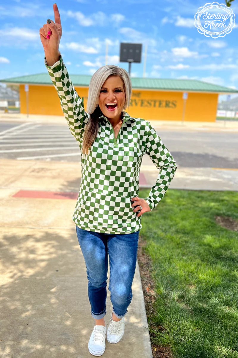 Sterling Kreek Green Pep Rally Pullover | shirtandskin