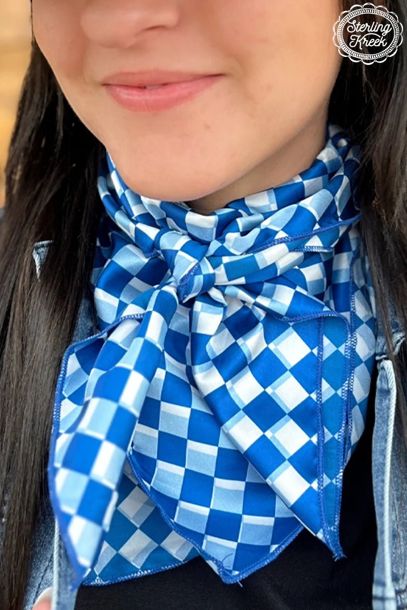 Sterling Kreek Pep Rally Blue Wild Rag | shirtandskin