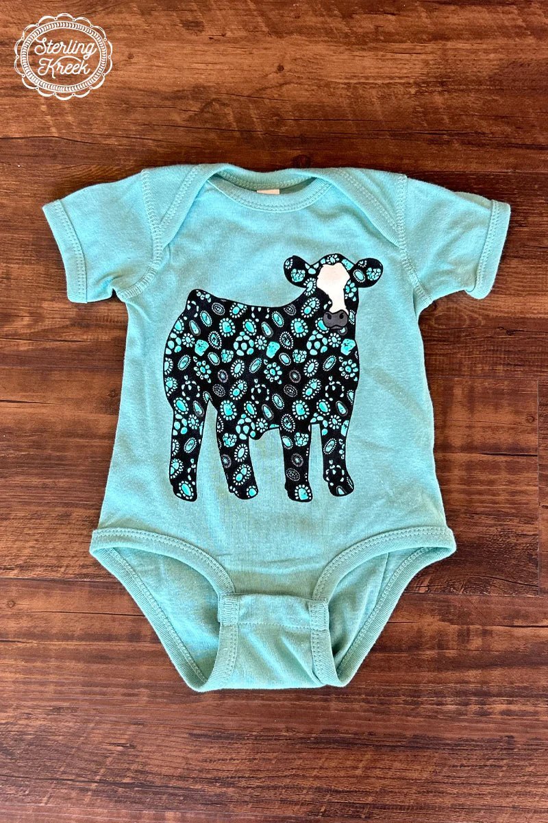 KIDS Concho Steer Onsie | shirtandskin