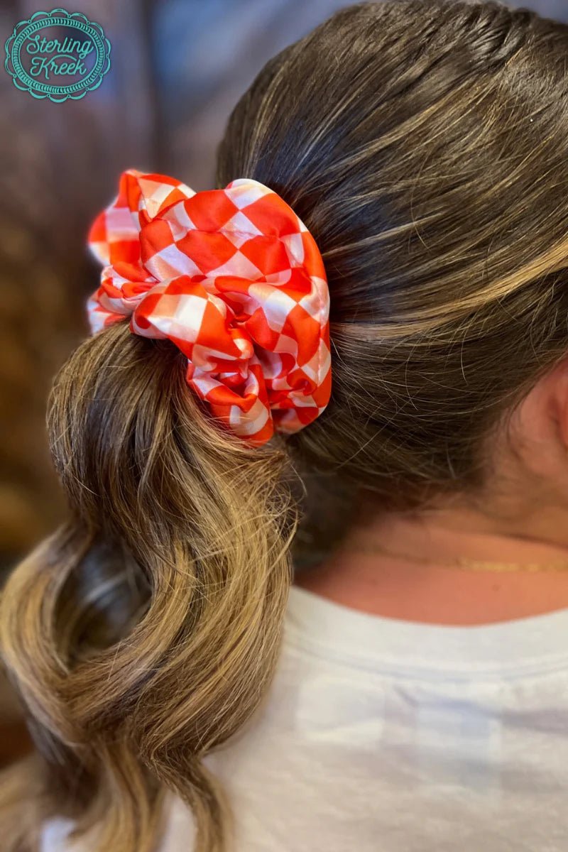 Sterling Kreek Pep Rally Scrunchie Orange | shirtandskin