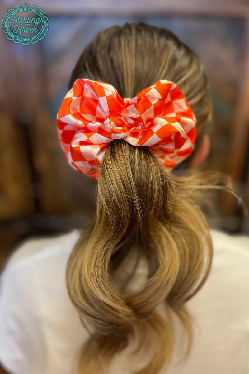 Sterling Kreek Pep Rally Scrunchie Orange | shirtandskin