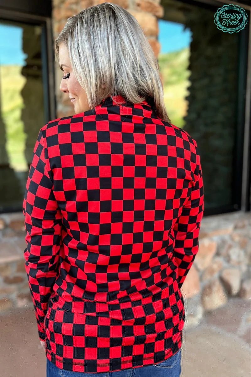 Sterling Kreek Black & Red Pep Rally Pullover | shirtandskin