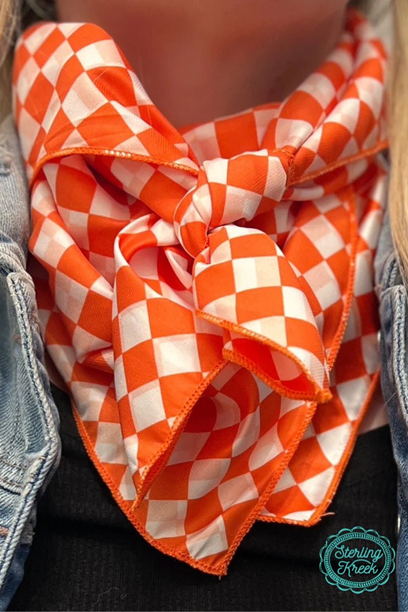 Sterling Kreek Pep Rally Orange Wild Rag | shirtandskin