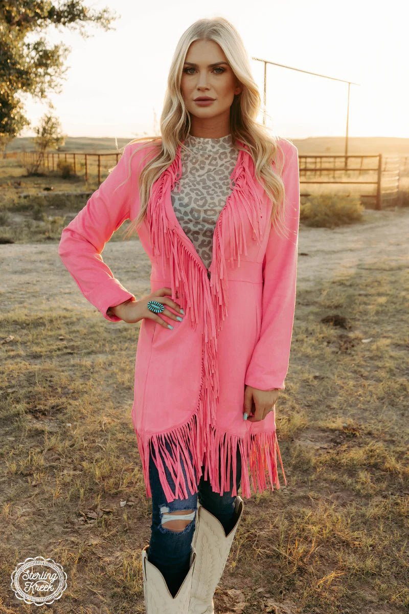 Scottsdale Suede Pink Jacket | shirtandskin