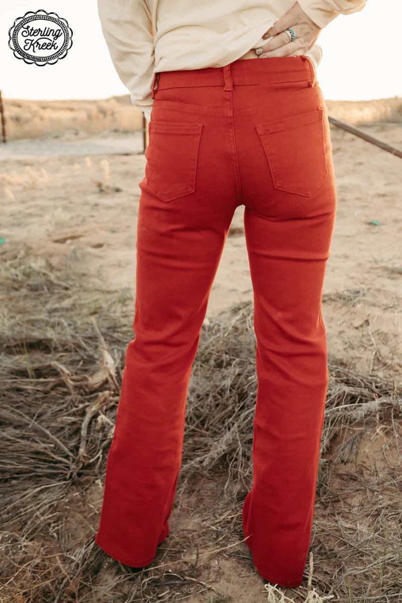 Walking West Denim Red | shirtandskin