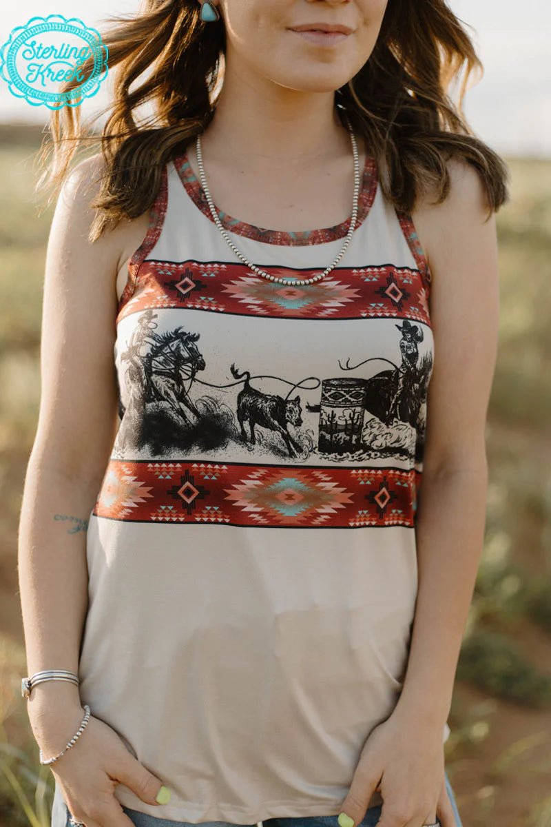 Sterling Kreek Rodeo Princess Tank Top | shirtandskin