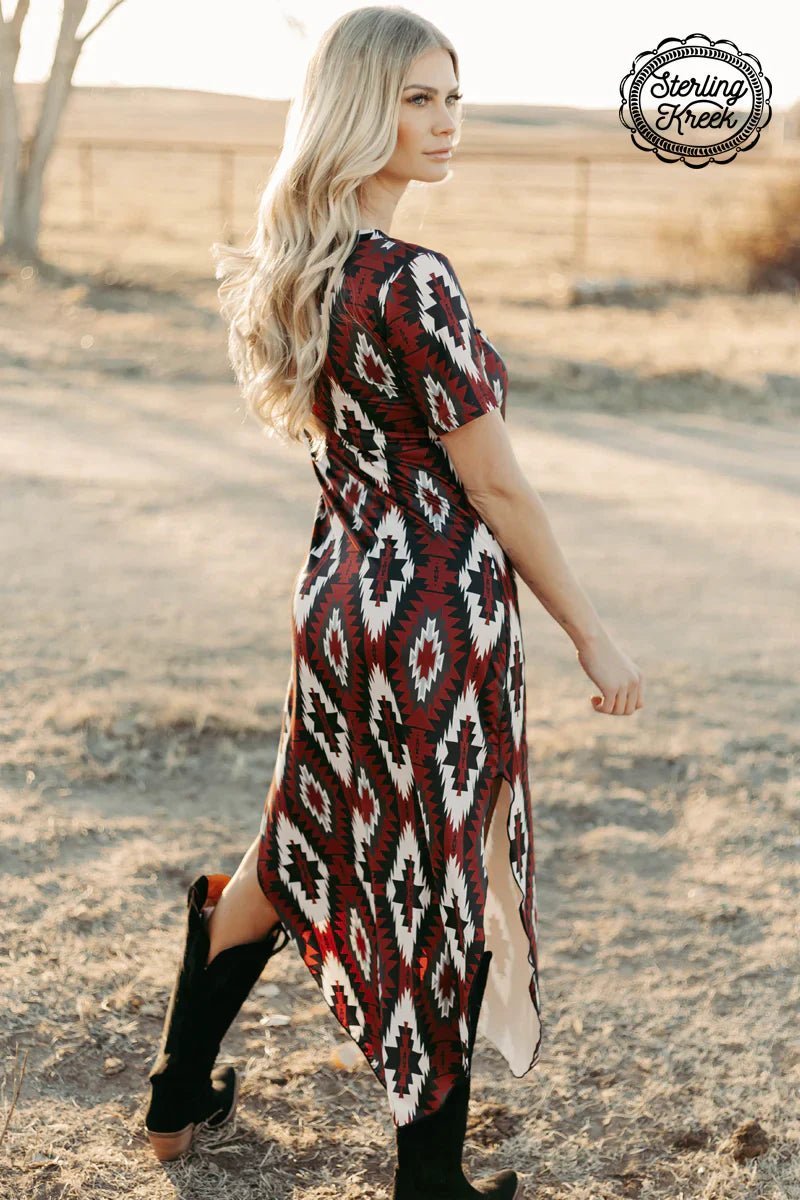 PLUS  Western Rebel Maxi Dress | shirtandskin