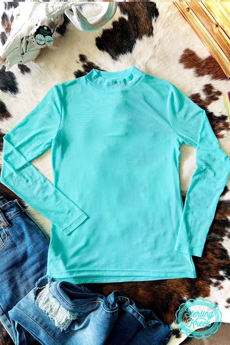 Turquoise Trouble Top | shirtandskin