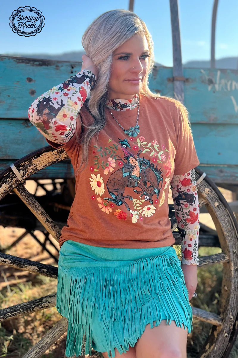 Sterling Kreek Somewhere South Bronc Tee | shirtandskin