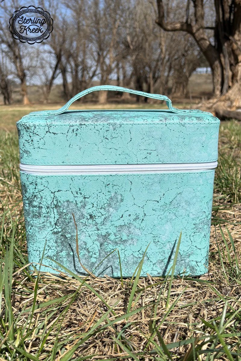 Sterling Kreek Turquoise Herd Makeup Box | shirtandskin