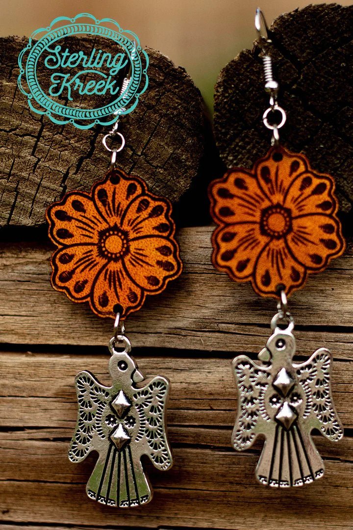 Desert Tooled Earrings | shirtandskin