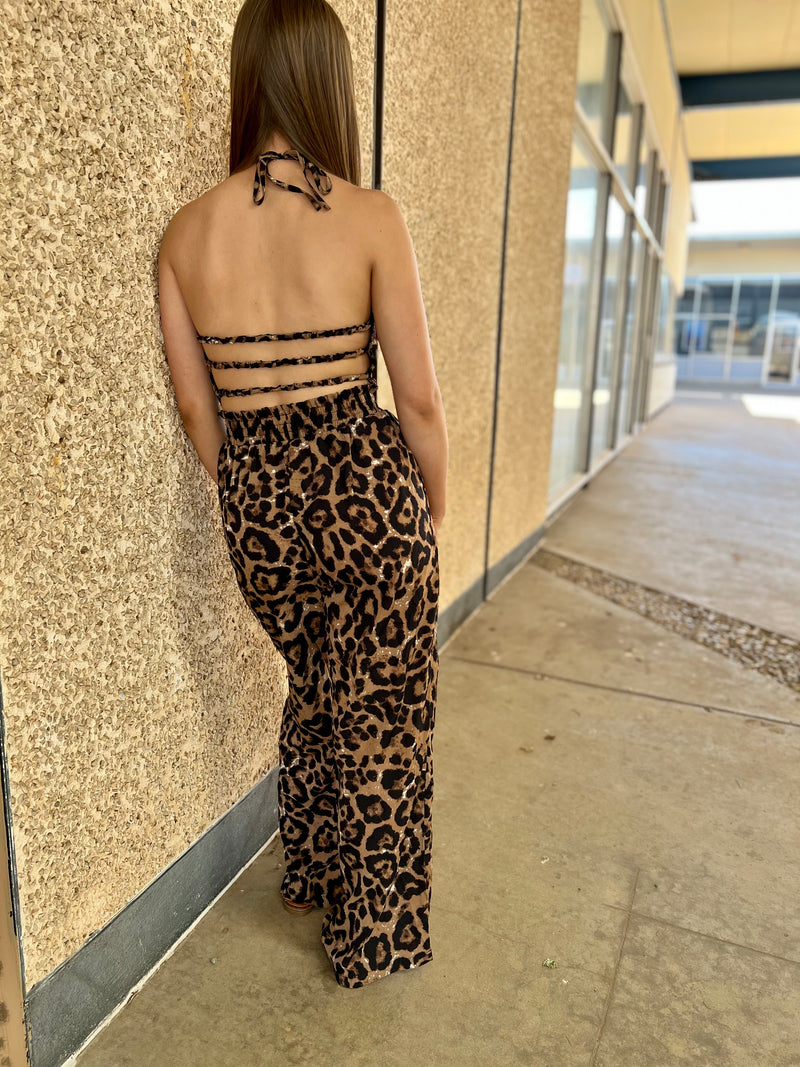 The Back Of The Leopard Jumpsuit* | shirtandskin