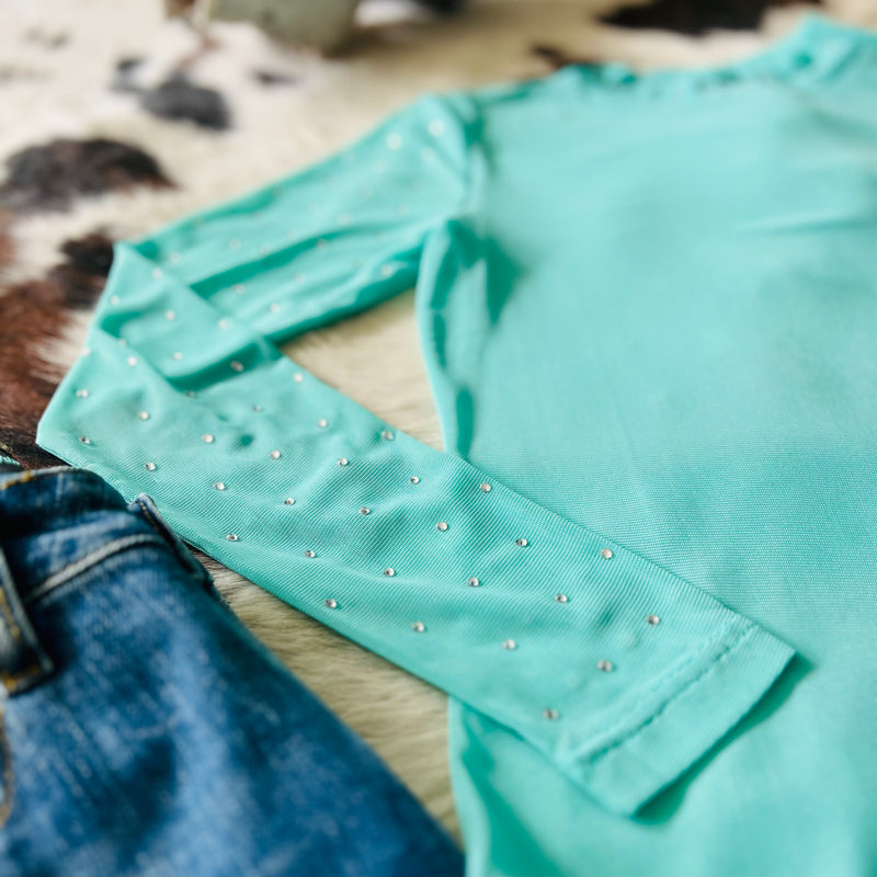 Turquoise Trouble Top | shirtandskin