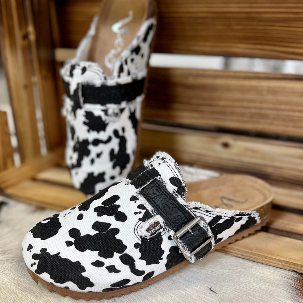 Cow On The Range Clogs | shirtandskin