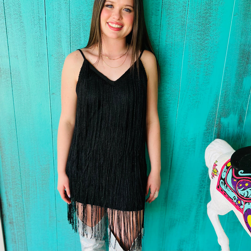 Fringe Tassel Backless Dress* | shirtandskin