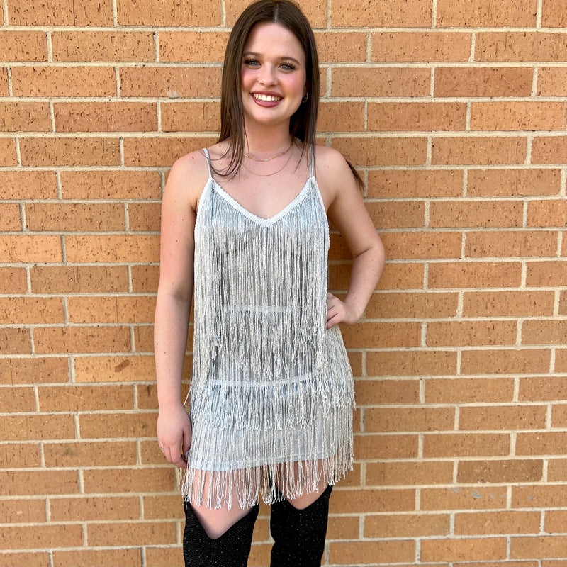 Fringe Tassel Backless Dress* | shirtandskin