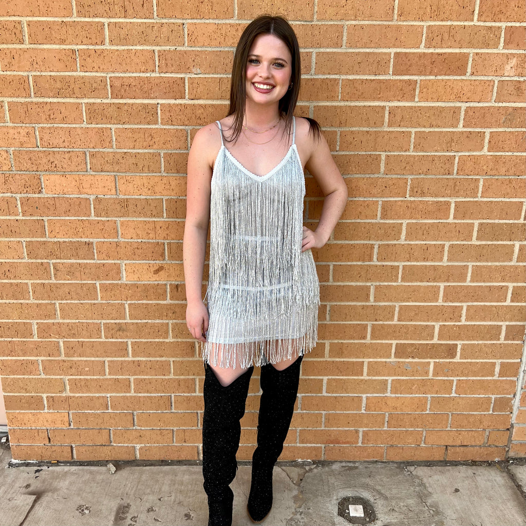 Fringe Tassel Backless Dress* | shirtandskin